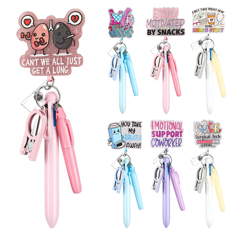 Penn Reel Fierce - 5in1 Nurse Pen Set Retractable ID