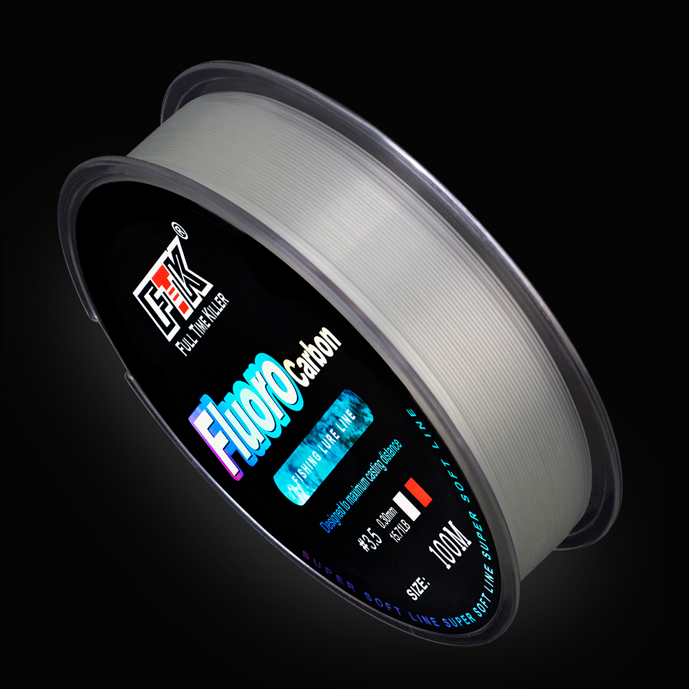 FTK 100m 4.13-34.32LB Fluoroca - огляд і ціна Copolymer Line